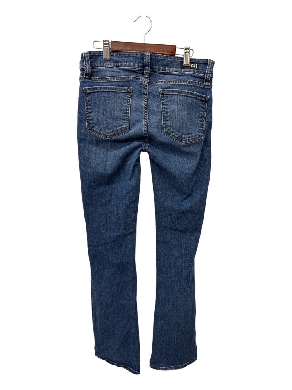 Kut From The Kloth Natalie Bootcut Jeans Size 4 Medium Wash Mid Rise Stretch - Picture 3 of 6